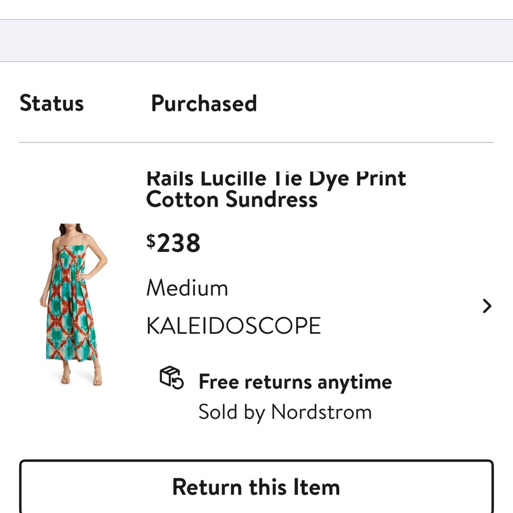 RAILS Lucille Kaleidoscope Dress M